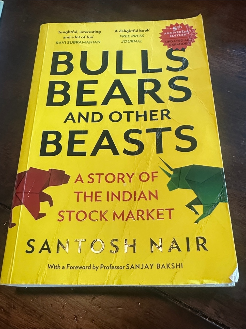 adidas Yellow & Green Notebook with Bull and Bear Design